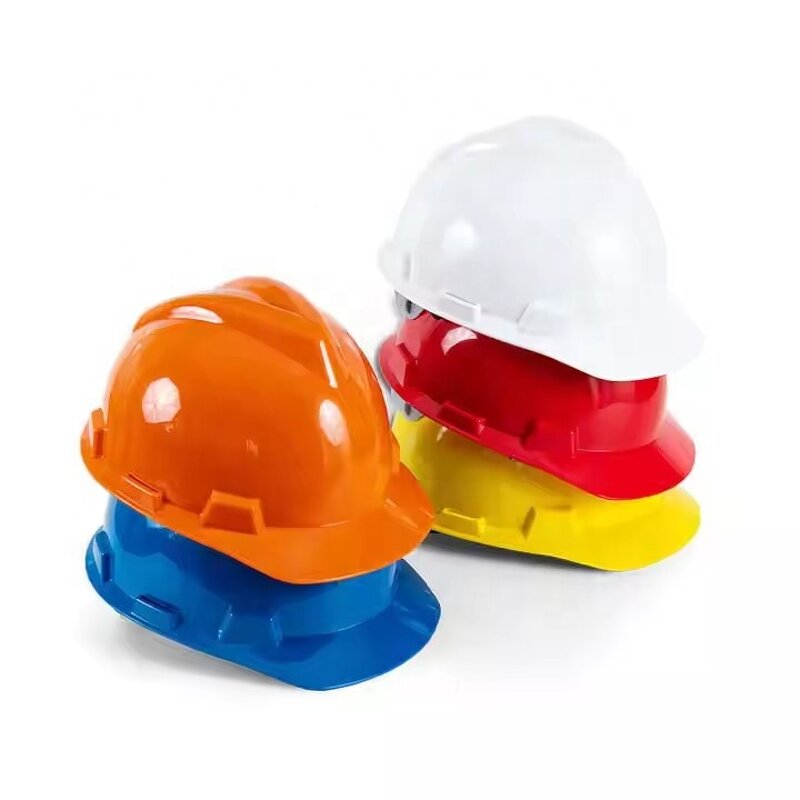 ABS Construction Helmet - Manufacturer - 4 Point Vaultex Style Custom LOGO Orange Hard Hat