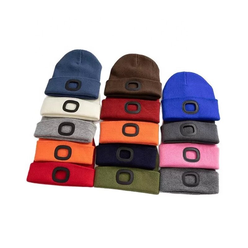 Winter LED Cap - Manufacturer - Fashion Rechargeable Battery Charge Adult Outdoor Warm Hat