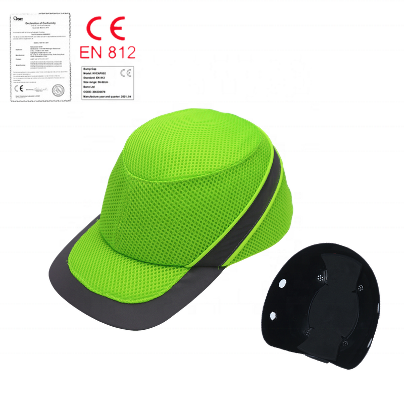 Mesh Safety Bump Cap - Manufacturer - Colorful Full Mesh 3cm Reflective Strip Baseball Helmet