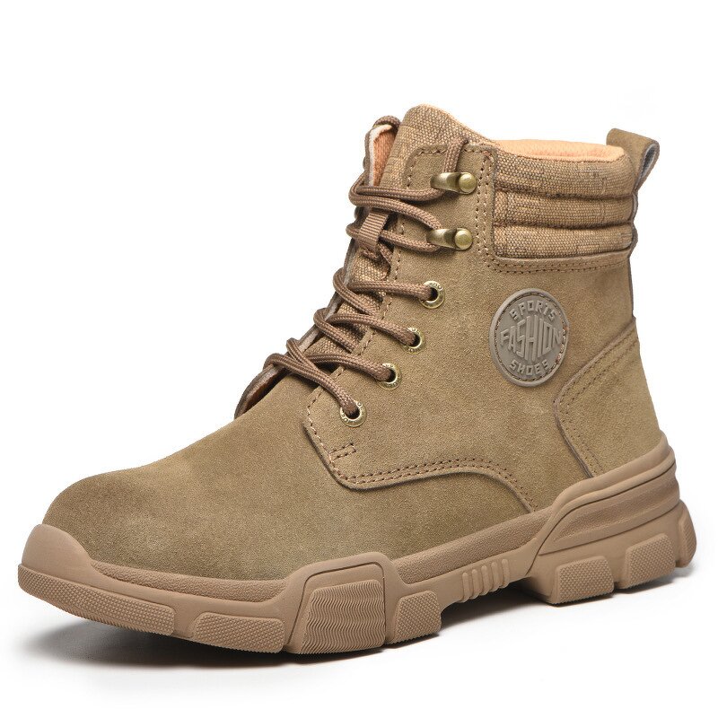 Construction Work Boots - Manufacturer - Wholesale Cheap Steel Toe Anti-smashing Men Industrial