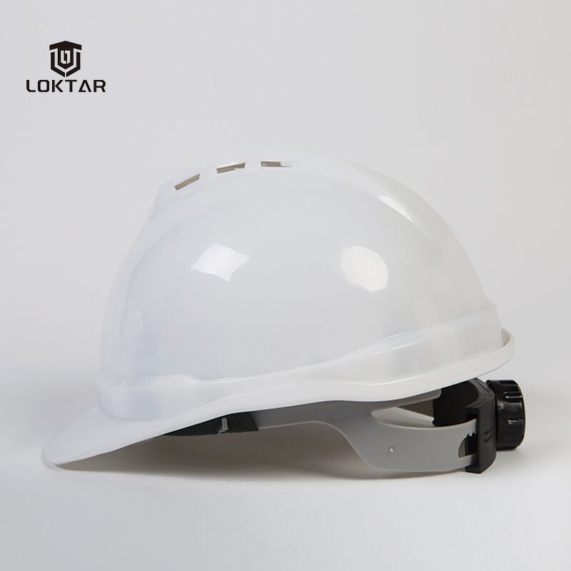 Construction Safety Helmet - Manufacturer - MSA V-Gard Industrial ABS Casco De Obra Blanco