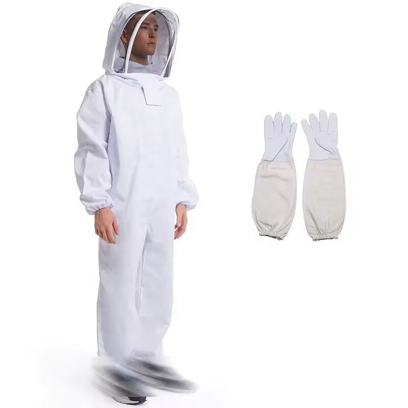 Bee Keeper Suit - Manufacturer - Wholesales With Sheepskin Gloves Hornet Protection Men Women