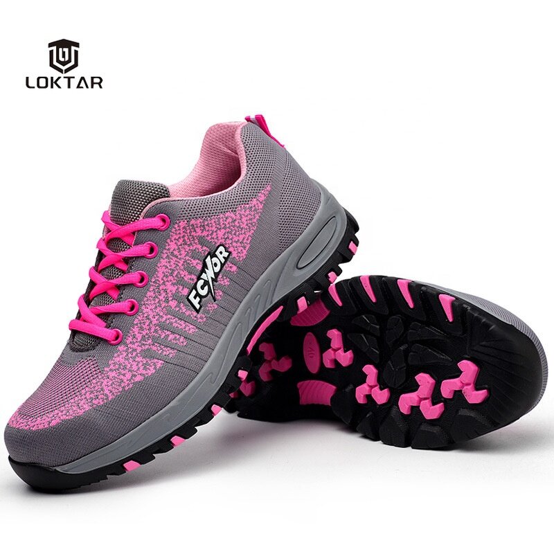 Lady Safety Shoes - Manufacturer - Comfortable Anti-slip Anti-hit Anti-puncture Fashion Work