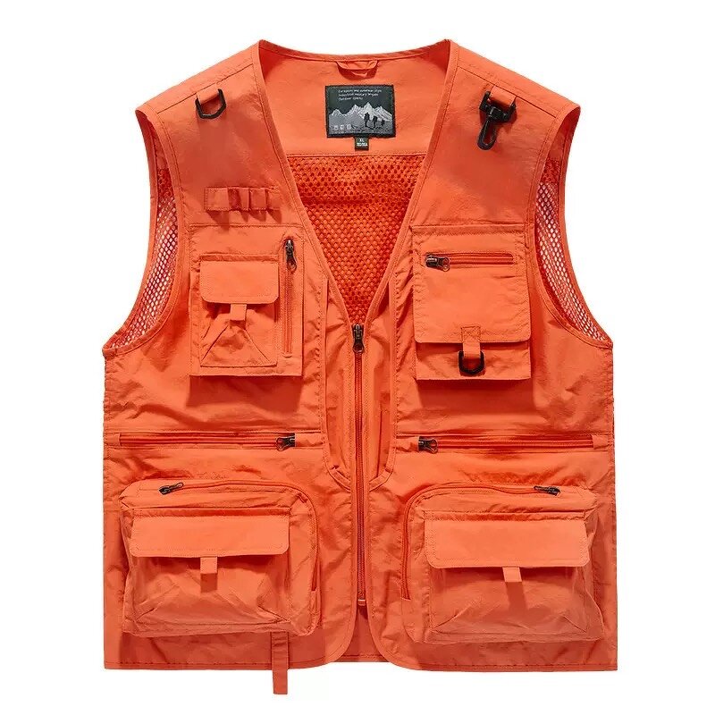 Mesh Fishing Vest - Manufacturer - New Fashional Quick-drying Multi-bag Outdoor Photography Men