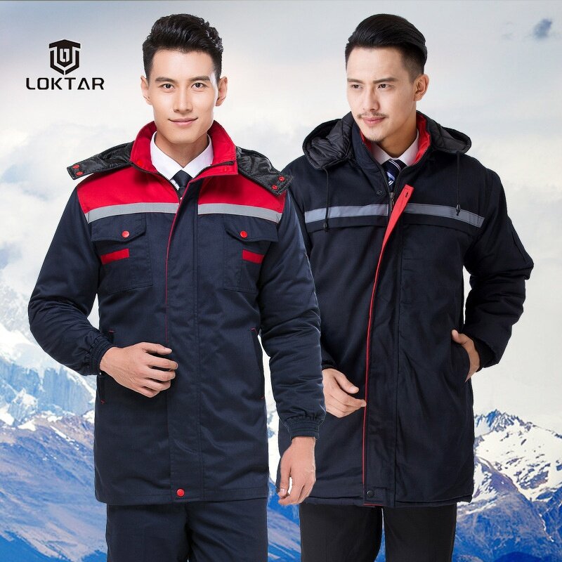 Winter Work Clothes - Manufacturer - Wholesale High Reflective Strip Thickened Cotton Labor Protection