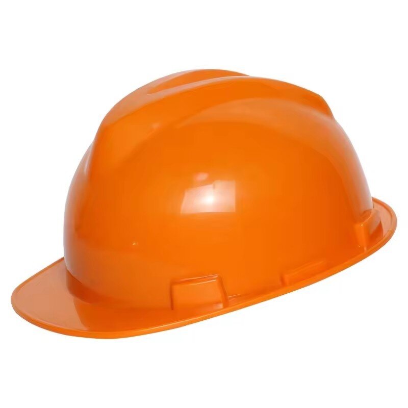 Orange Safety Helmet - Manufacturer - 4POINT Chin Strap CE EN397 Men's Construction Head Protection