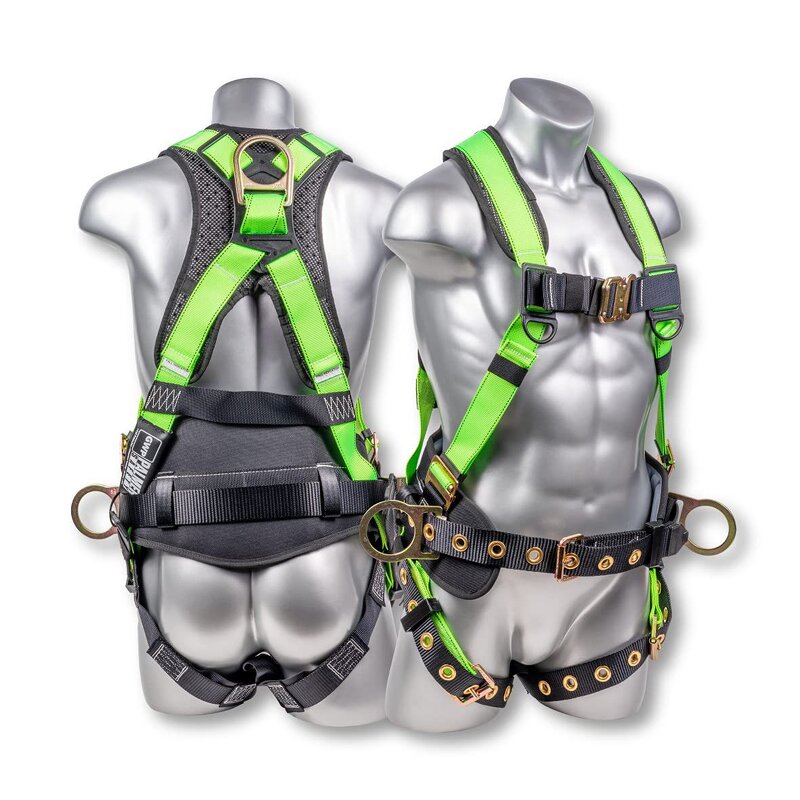 5pt Safety Harness - Manufacturer - Best Construction Fall Arrest Industrial Double Lanyard