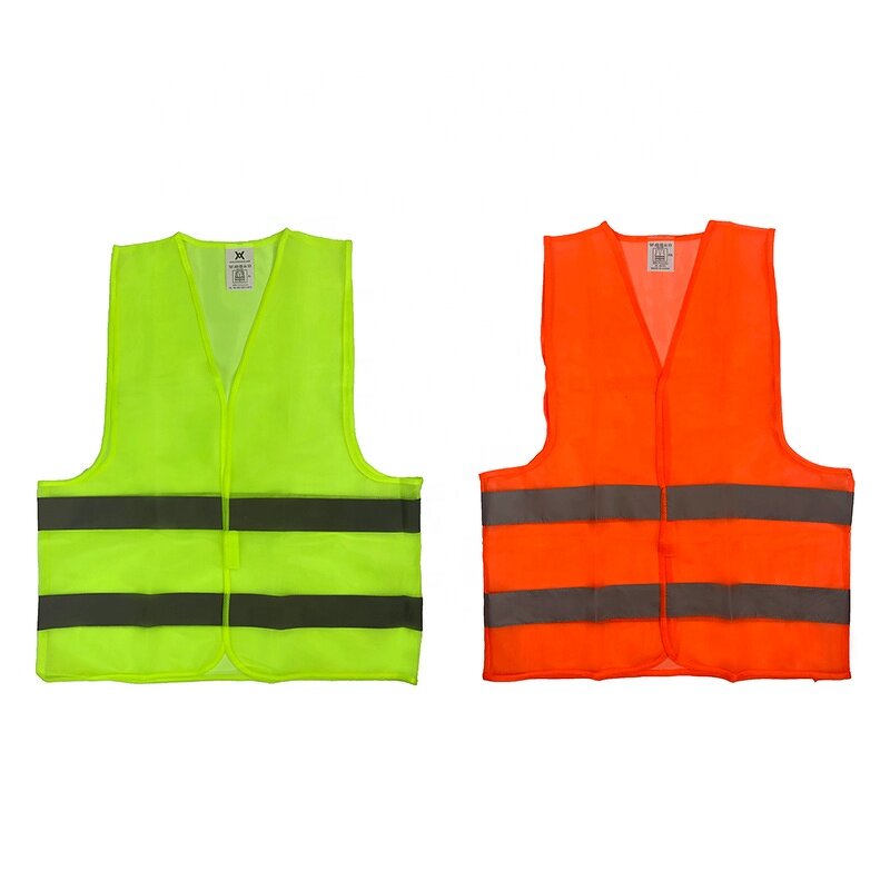 LED Safety Vest - Manufacturer - Cheap Custom Mesh YY-501 Yellow Construction Reflective