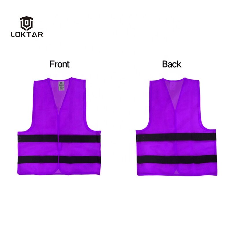 LED Safety Vest - Manufacturer - Cheap Custom Mesh YY-501 Yellow Construction Reflective