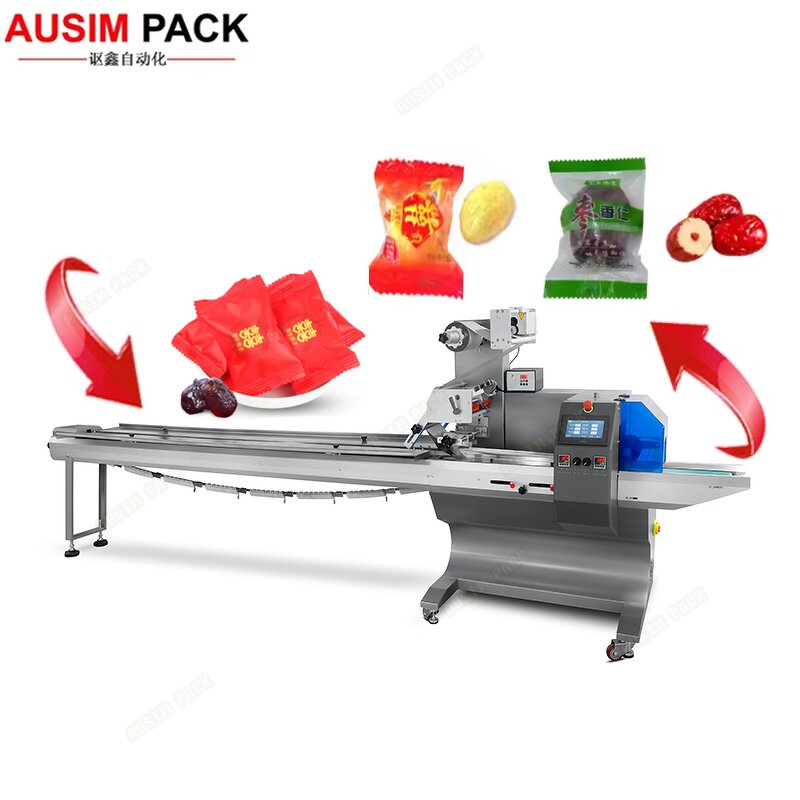 Packaging Machine Manufacturer - Automatic for Pillow Cup Sliced Cheese Cake Bakery Sponge Madeleine