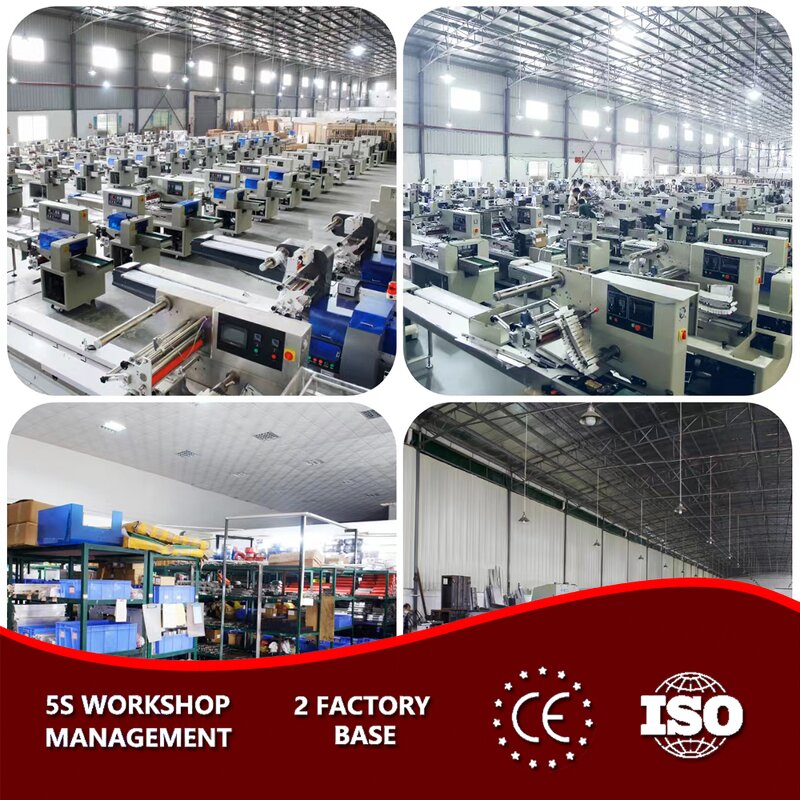 Biscuit Wrapping Machine Manufacturer - Automatic Round Cookie Waffle Pillow Horizontal Flowpacking