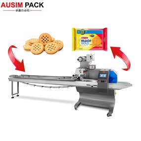 Flow Pack Packaging Machine Manufacturer - Automatic for Ice Popsicle Ice Cube Ice Cream