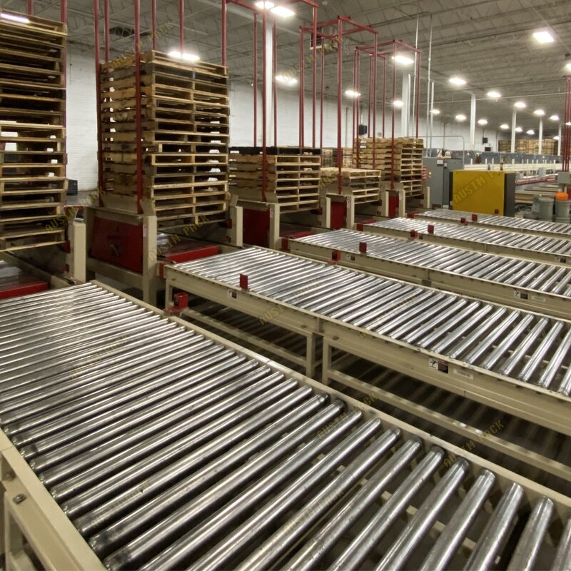 Roller Conveyor Manufacturer - Gravity Flexible Motorized Pallet Loader with Rubber Belt Extensible