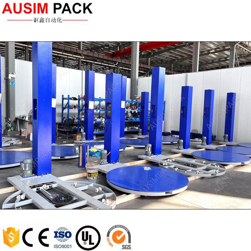Pallet Wrapping Machine Manufacturer - Full Auto Pre-Stretch Semi-Automatic for Food Optimal Film