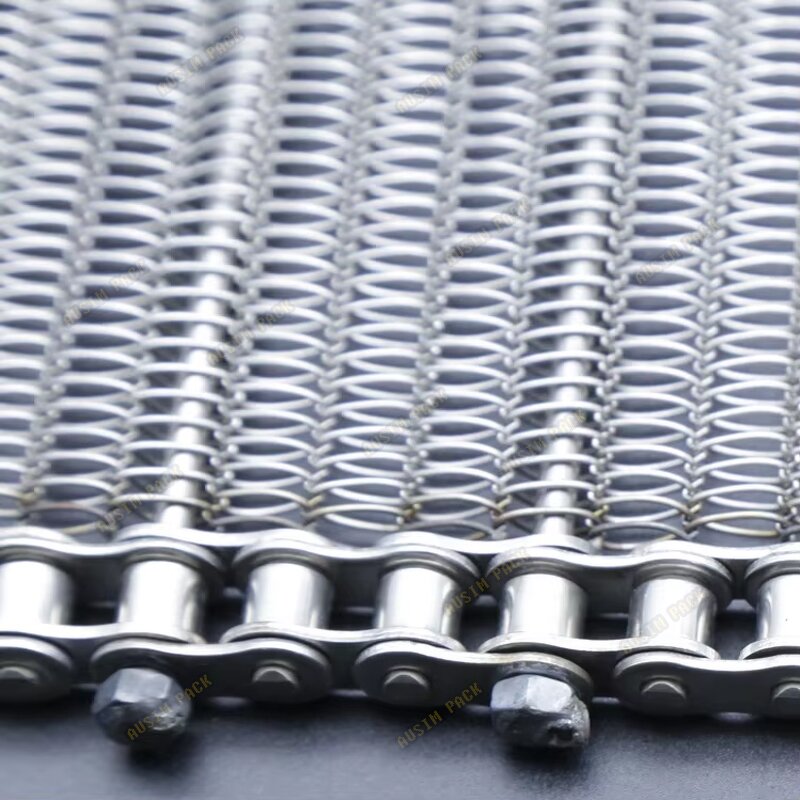 Wire Mesh Conveyor Belt Manufacturer - Stainless Steel 304 Chocolate Enrobing Adjustable Speed for Restaurant