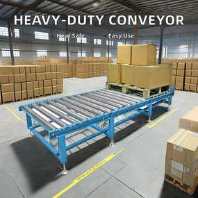 Roller Conveyor Manufacturer - Motorized Power Sorting System Heavy Duty for Bag Pallet