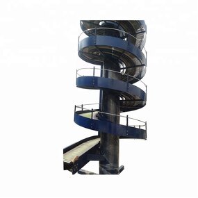 Screw Conveyor Manufacturer - Vertical Single Lane Slat Inclined Spiral Chain