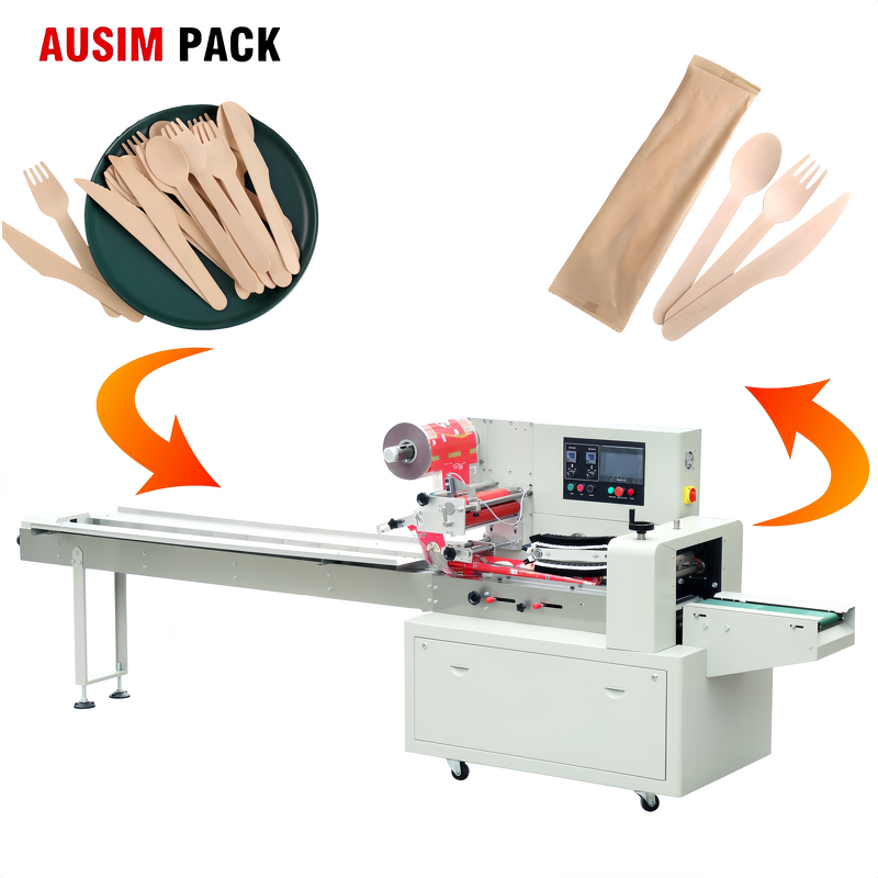 Packaging Machine Manufacturer - Multi-function for Doughnuts Small Donut Cookies Mooncake Flow Pack