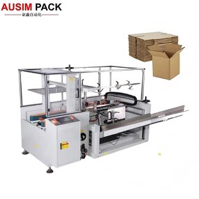 Case Erector Machine Manufacturer - Automatic Speed for Beverage Chemical Tray Erecting & Glue Sealing