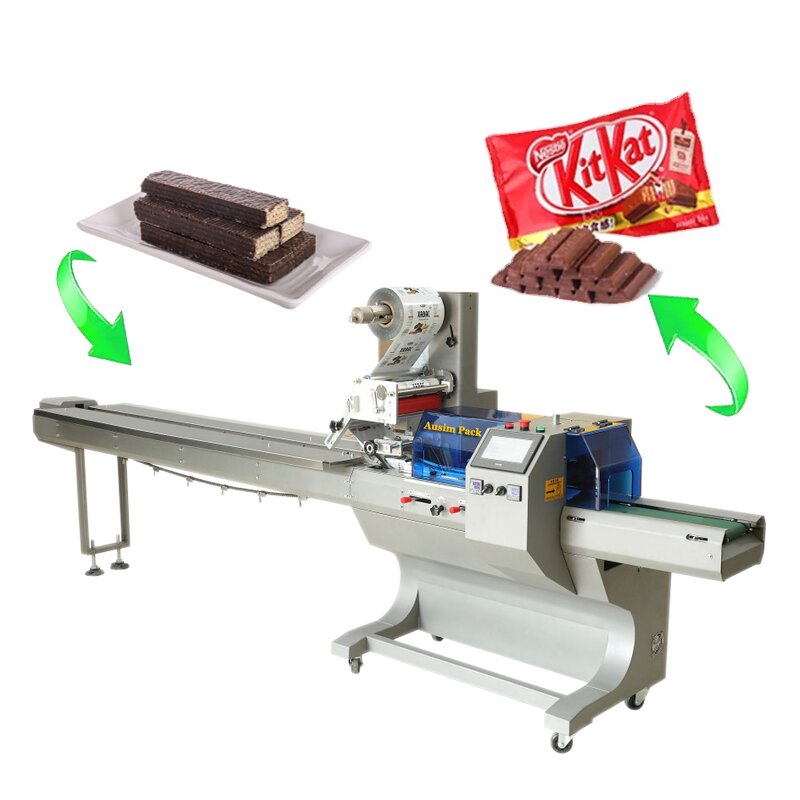 Flow Wrap Packing Machine Manufacturer - AP-350 Automatic Horizontal for Biscuits Cookies Frozen Bread