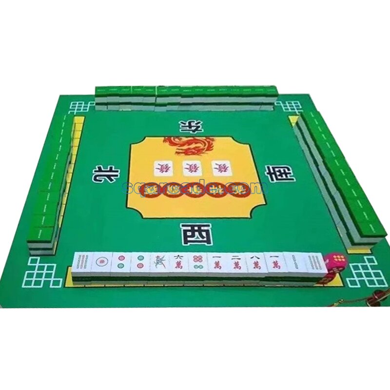 Mahjong Tiles Game Set Manufacturer - Custom American Indoor Amusement Park Booth Giant Foam Rummy with Sticker