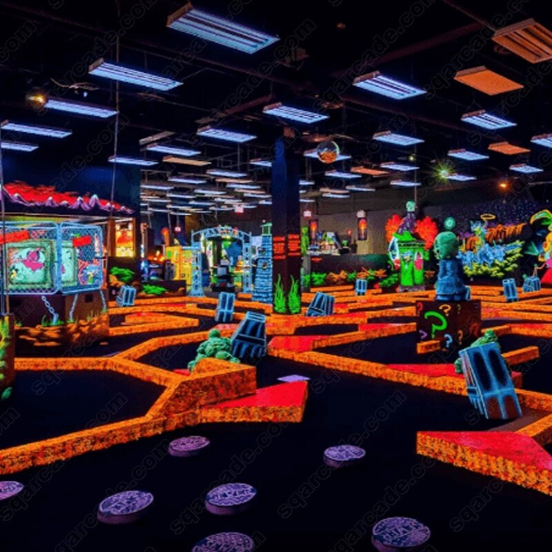 Golf Ball Manufacturer - LED Mini Green+Black for Indoor Events Amusement Glow Monster Material