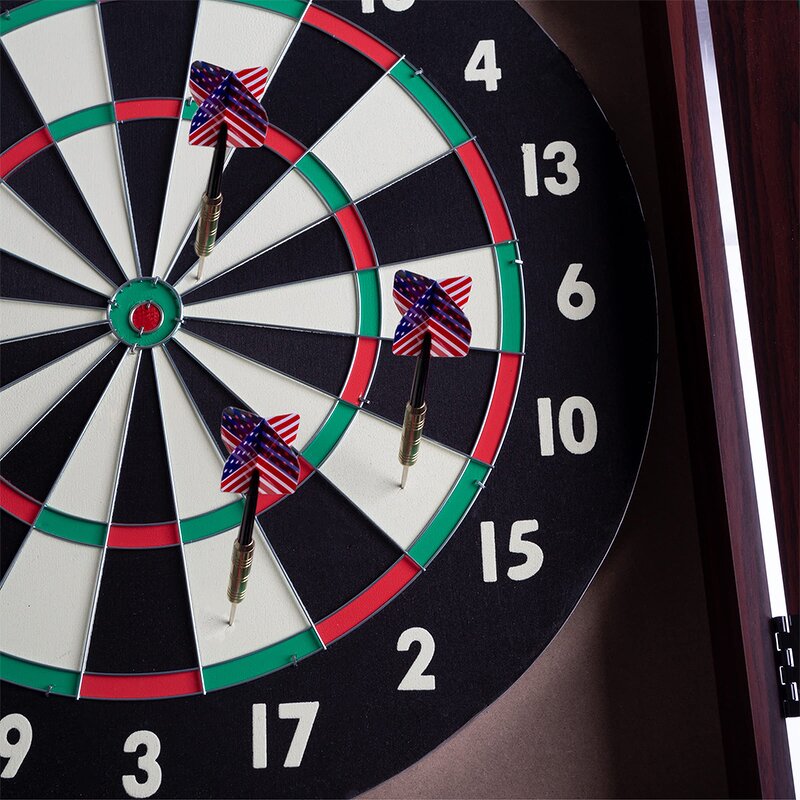 Dartboard Cabinet Manufacturer - Indoor Unique Solid Wood for Paper and Sisal Bristle Target