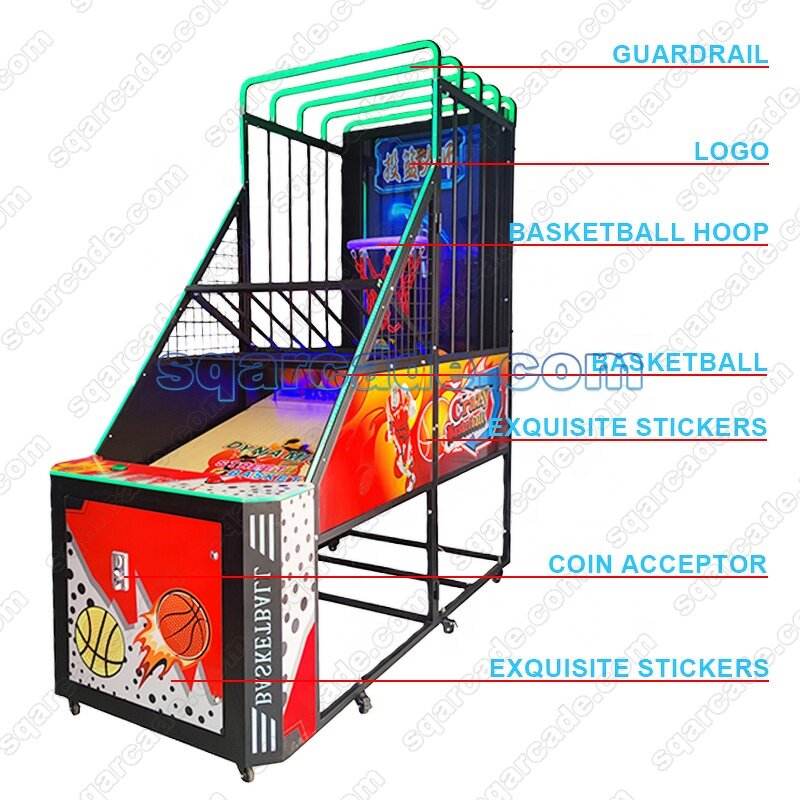 Basketball Game Machine Manufacturer - 55-inch 2.0 Shooting Master LCD Interactive Hoops for Indoor