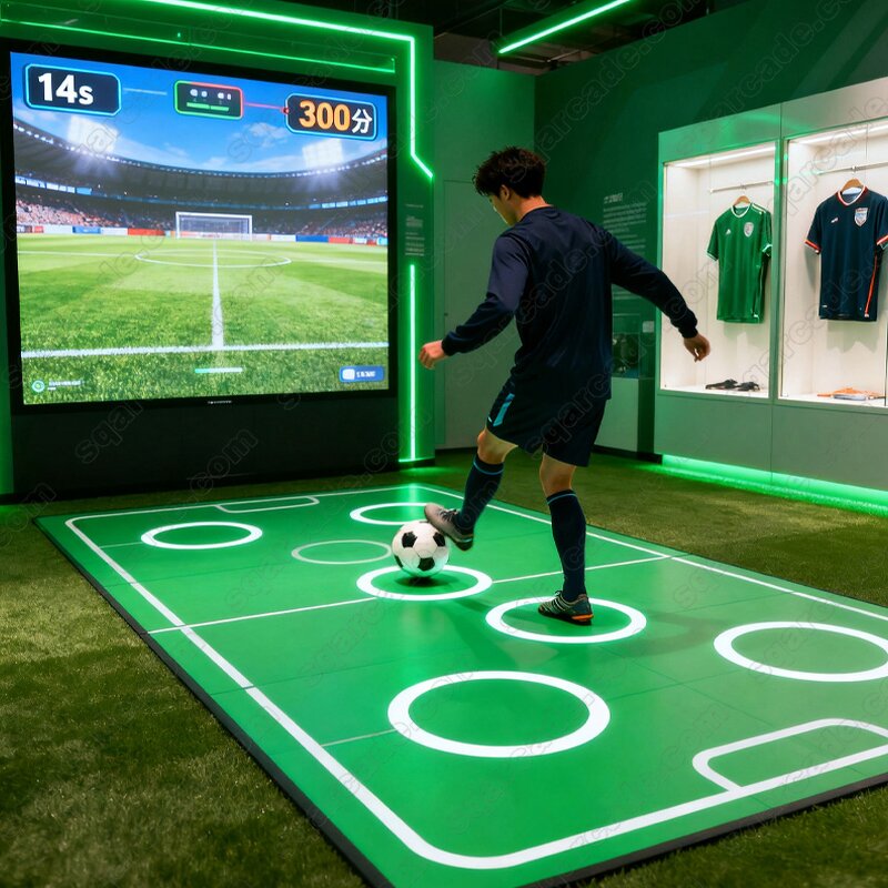 Soccer Simulator Game Manufacturer - Indoor Interactive AR for Shopping Mall & Amusement Parks