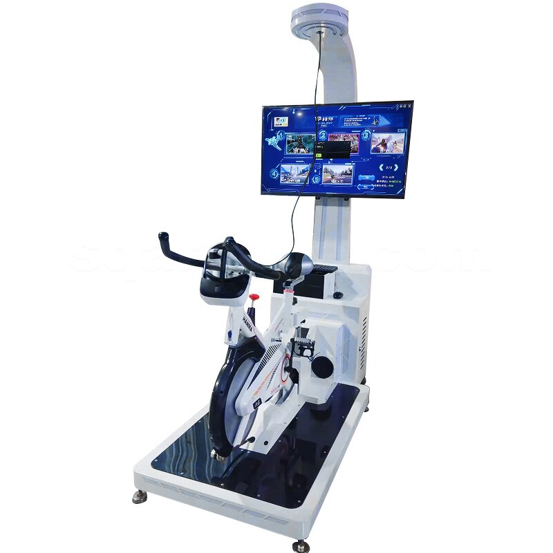 VR Bike Simulator Manufacturer - Amusement Park Sport Theme 42 Inch Box Station Arcade Game Racing Ride