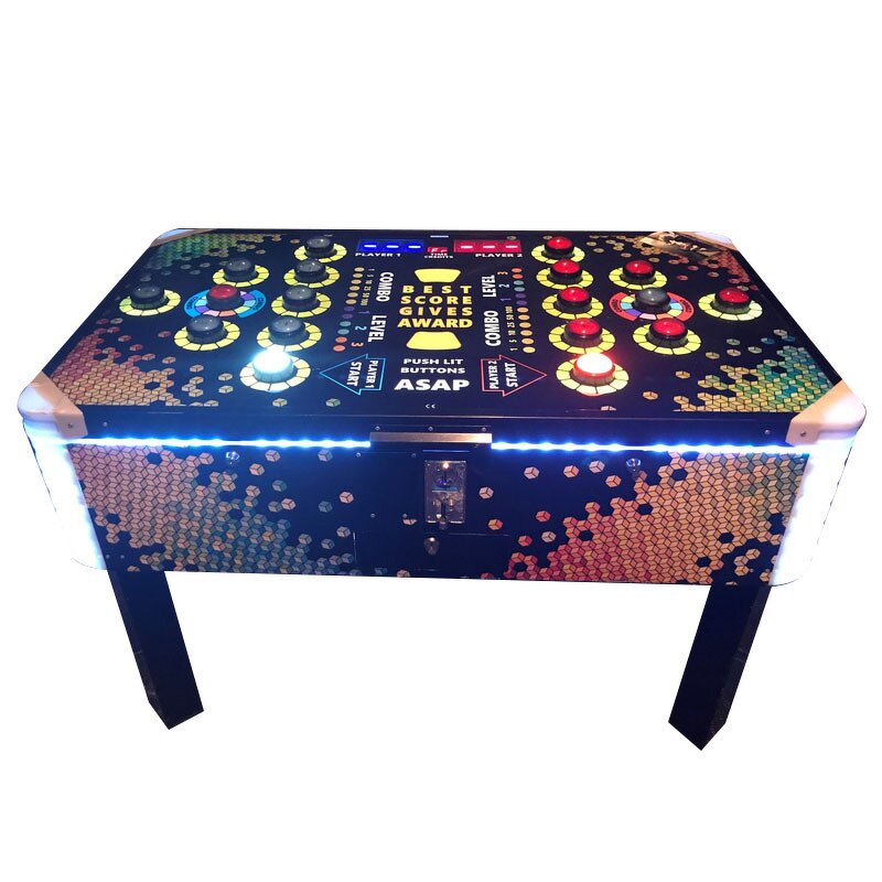 Arcade Game Machine Manufacturer - Coin-Operated Naughty Beans Redemption Catch Light Amusement for 2 Players