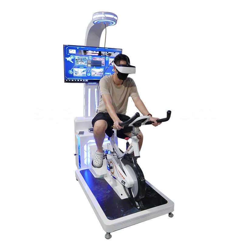 VR Bike Simulator Manufacturer - Amusement Park Sport Theme 42 Inch Box Station Arcade Game Racing Ride