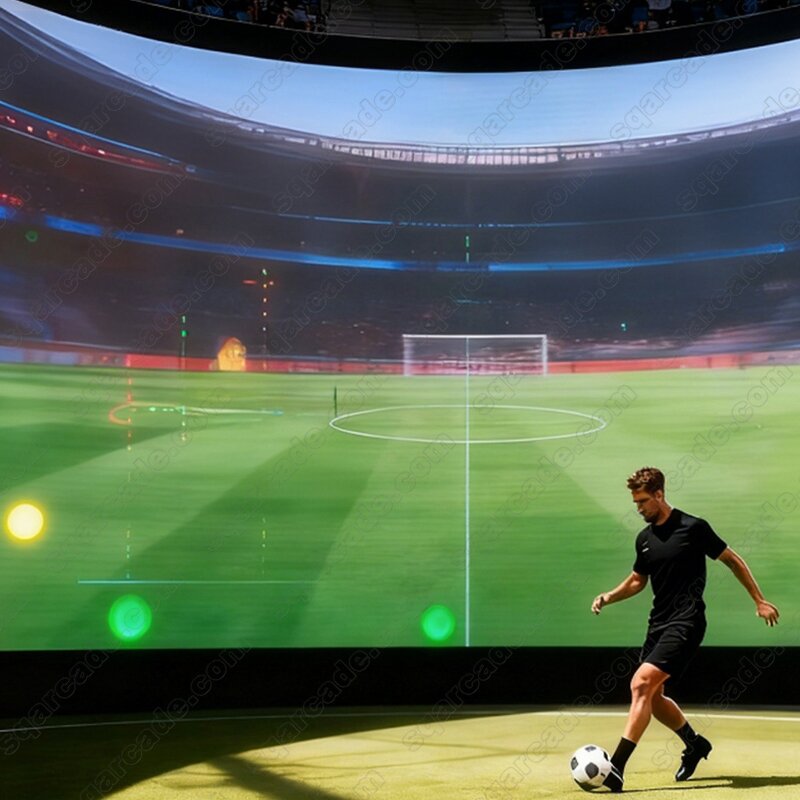 Soccer Simulator Game Manufacturer - Indoor Interactive AR for Shopping Mall & Amusement Parks