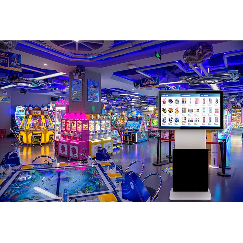 Advertising Machine Manufacturer - 360 Degree Rotation 43 Inch Touch Screen Vertical for Arcade Trade Show