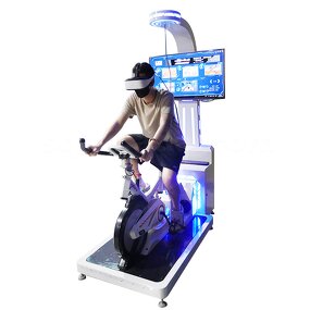 VR Bike Simulator Manufacturer - Amusement Park Sport Theme 42 Inch Box Station Arcade Game Racing Ride