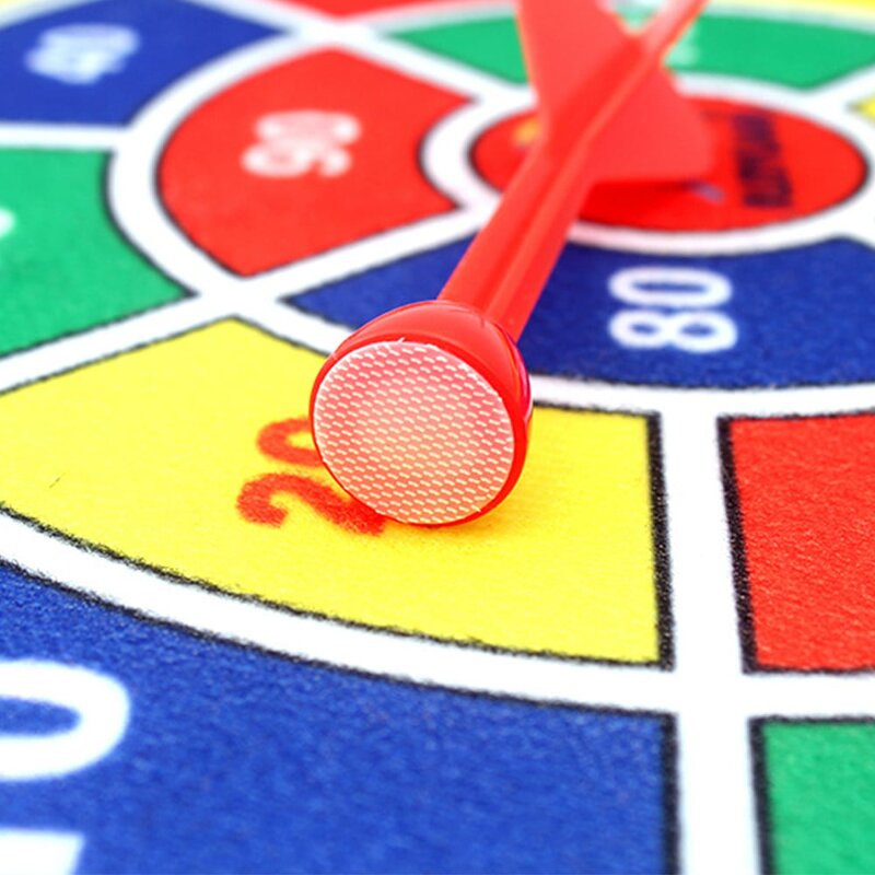 Dart Board Game Manufacturer - Safe for Boys Girls 14.2 Inches Tossing with Sticky Balls Fabric