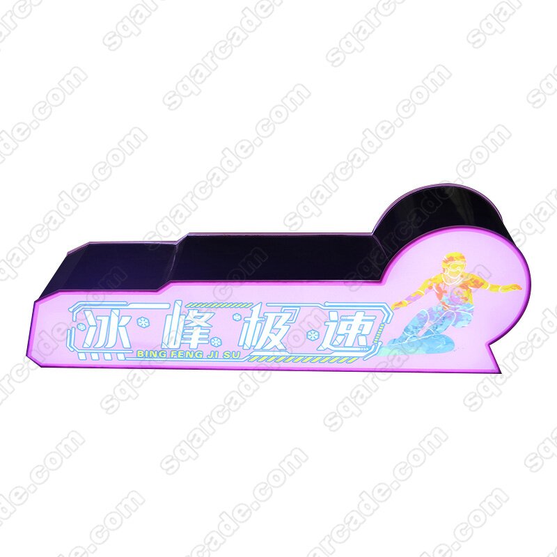 Light Box Manufacturer - Customized Pattern LED Display Acrylic Mirror Marquee for Arcade Game