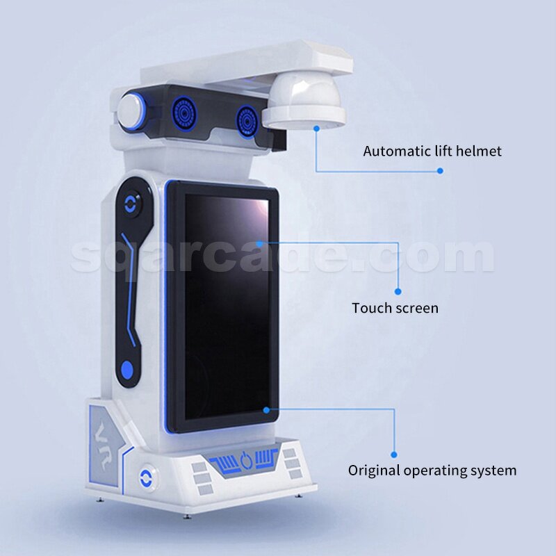 VR Simulator Game Manufacturer - Amusement Park Coin Operated 2 Player AUTO ZONE Arcade Console