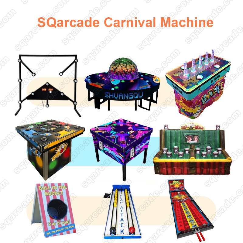 Reaction Challenge Game Manufacturer - Interactive Entertainment Detachable Carnival Booth Timer Visual-Motor Coordination