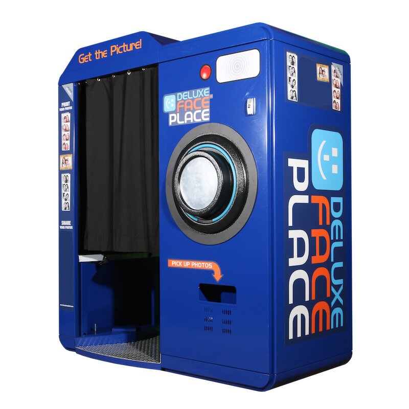 Photo Booth Manufacturer - Interactive Metal Newspaper Print AR Selfie with Old-School Layout Vintage