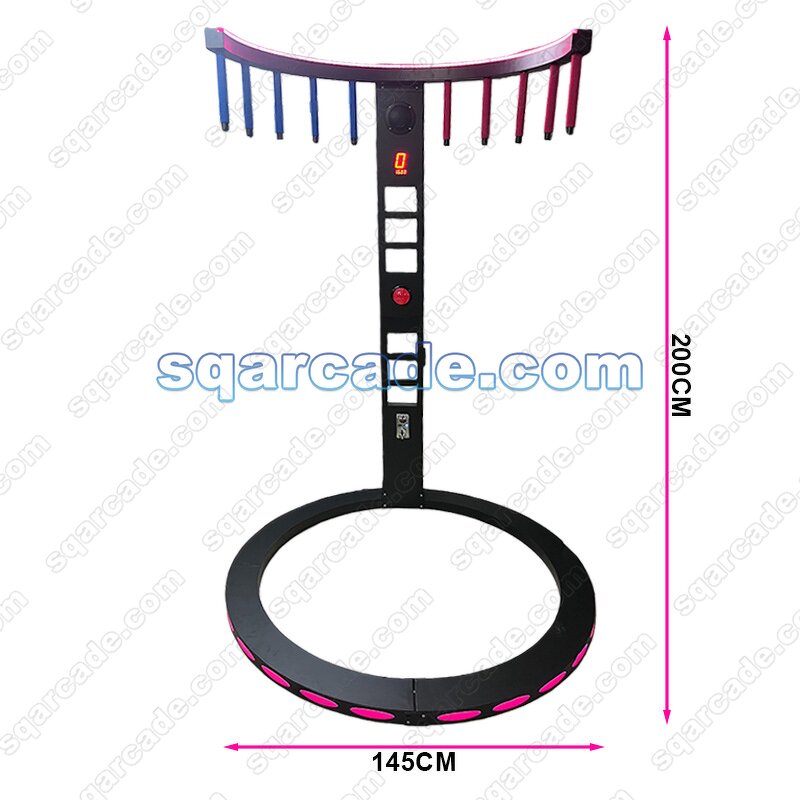 Arcade Game Machine Manufacturer - Coin Operated Reaction Grabbing Stick Eyes Training with Gift Display