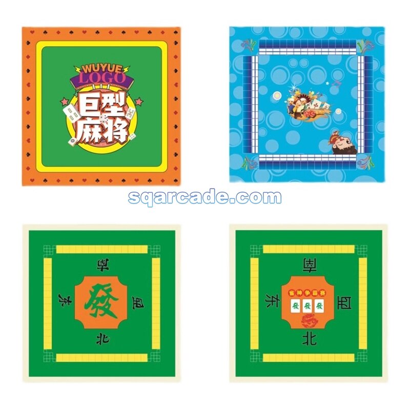 Mahjong Tiles Game Set Manufacturer - Custom Indoor/Outdoor Amusement Activity Park Booth Giant Foam Rummy with Mat