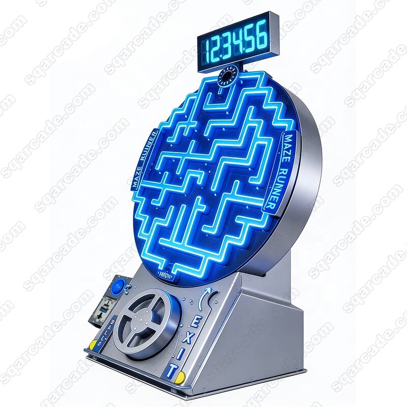 Maze Game Machine Manufacturer - Coin-operated Funny Gravity Beads Blocks Construction 3D Puzzle Ball Track
