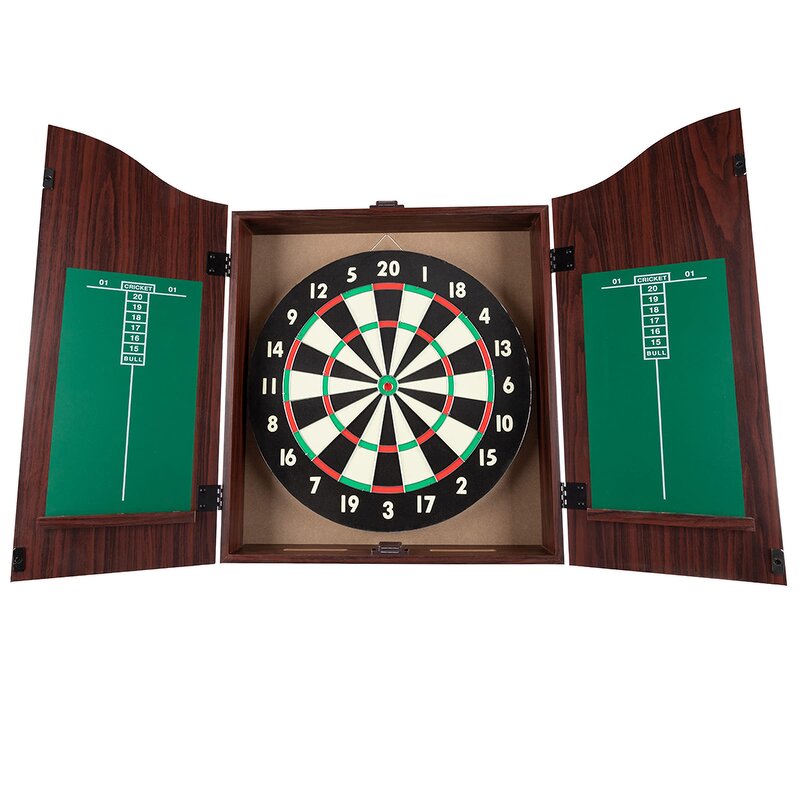 Dartboard Cabinet Manufacturer - Indoor Unique Solid Wood for Paper and Sisal Bristle Target
