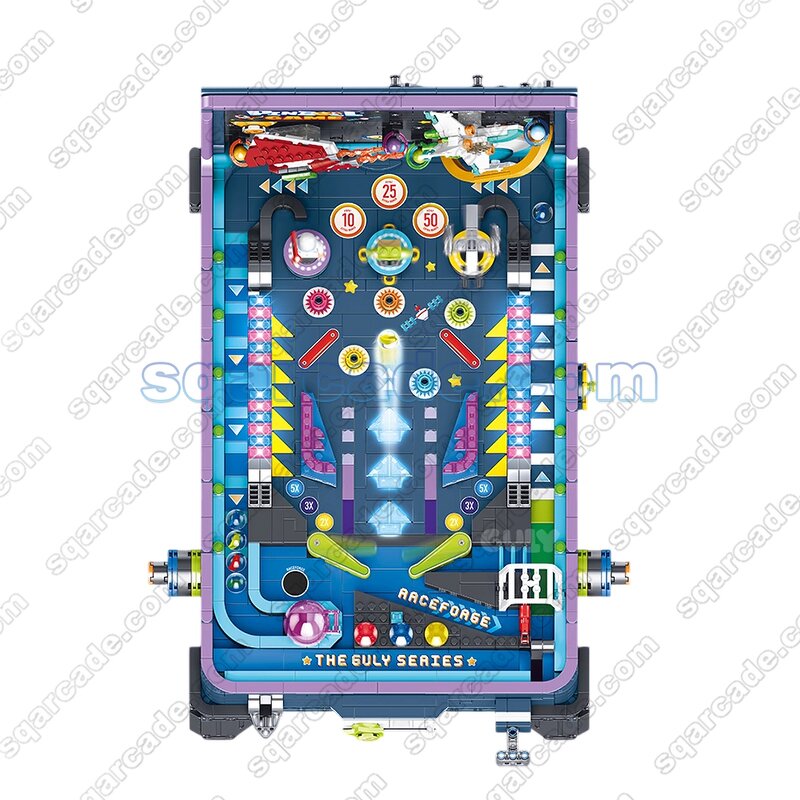 Pinball Machine Kit Manufacturer - Building Set 2309 Pcs Blocks with Light and Music