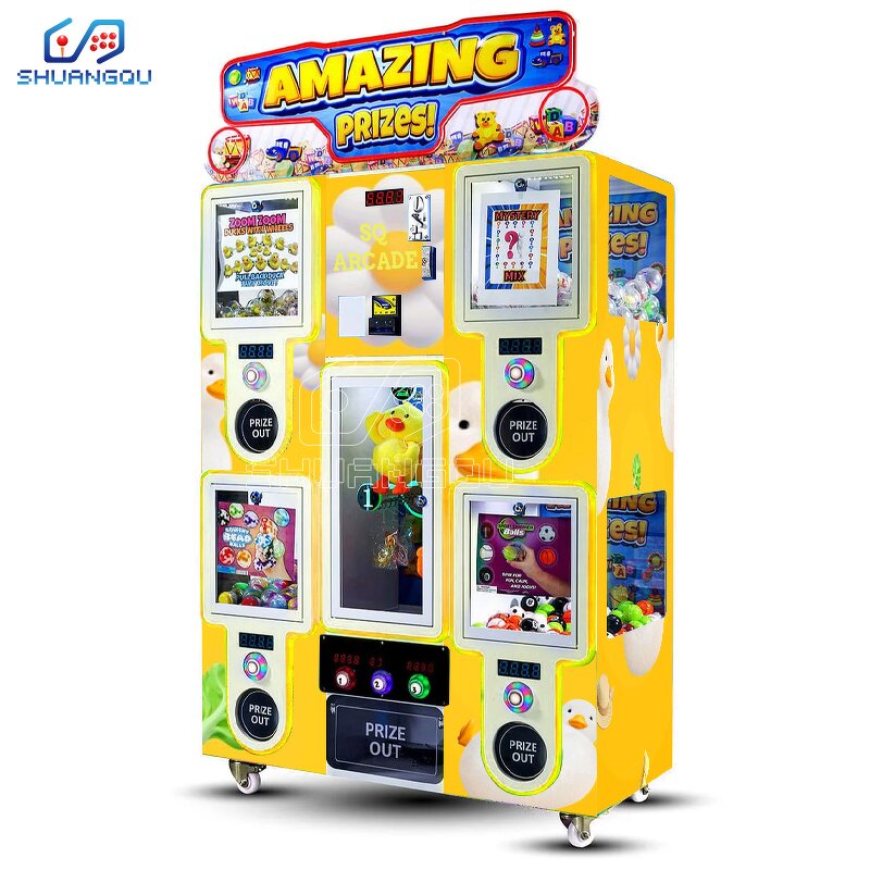 Gachapon Machine Manufacturer - SQ Coin-operated 5 in 1 Lucky Capsule Toys Interactive for Malls
