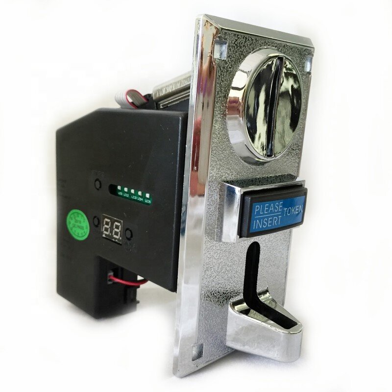 Coin Acceptor Manufacturer - Electronic Universal Vertical Coin Operated Security Multi Coin Receiver