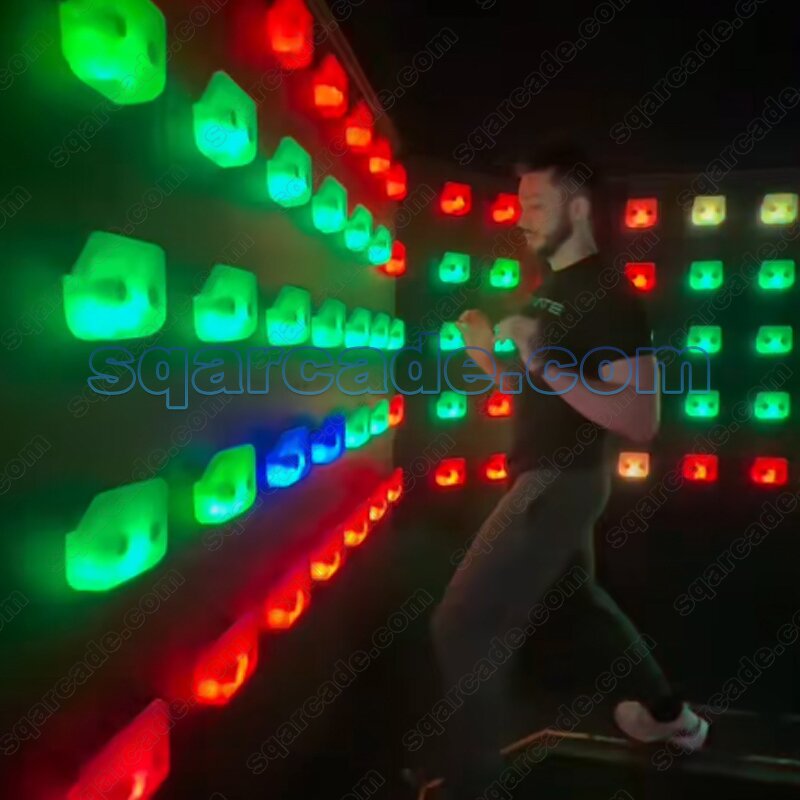 LED Wall Game Manufacturer - Sport Activation Lighting Reaction Teamwork Grid Activate Climb Room