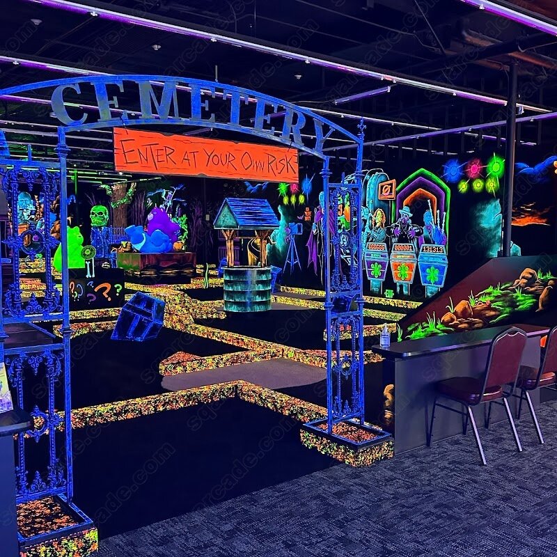 Golf Ball Manufacturer - LED Mini Green+Black for Indoor Events Amusement Glow Monster Material