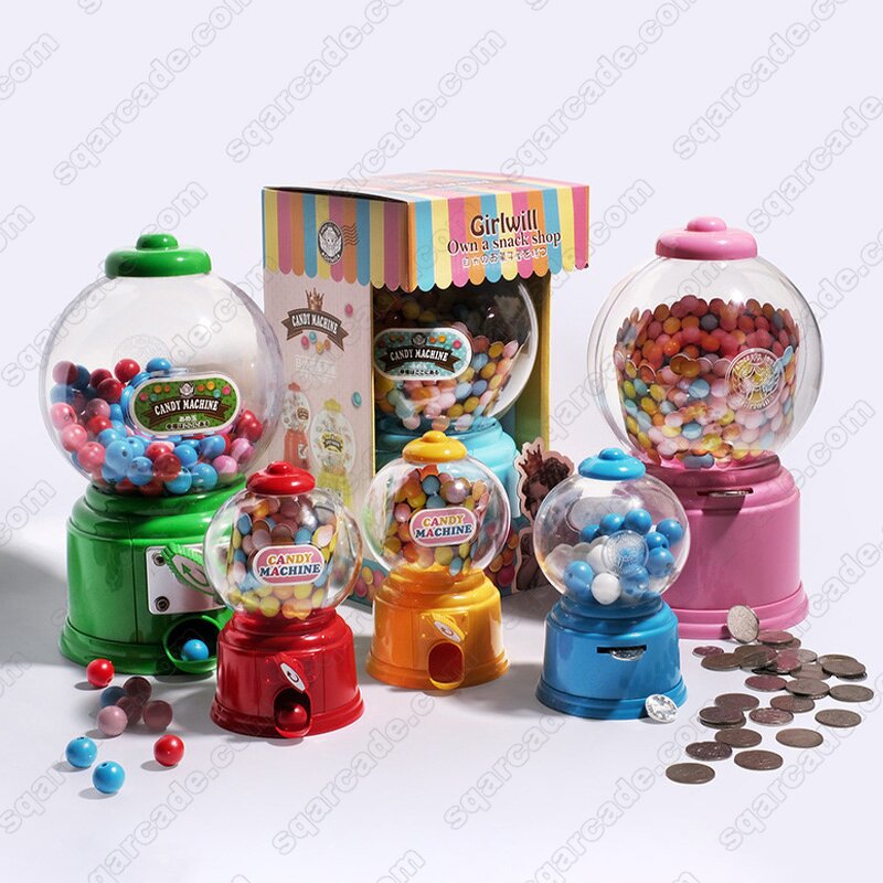 Candy Machine Manufacturer - Coin Operated Sweet Mini Children Bank Toys Dispenser Saving Box